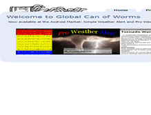 Tablet Screenshot of globalcanofworms.com